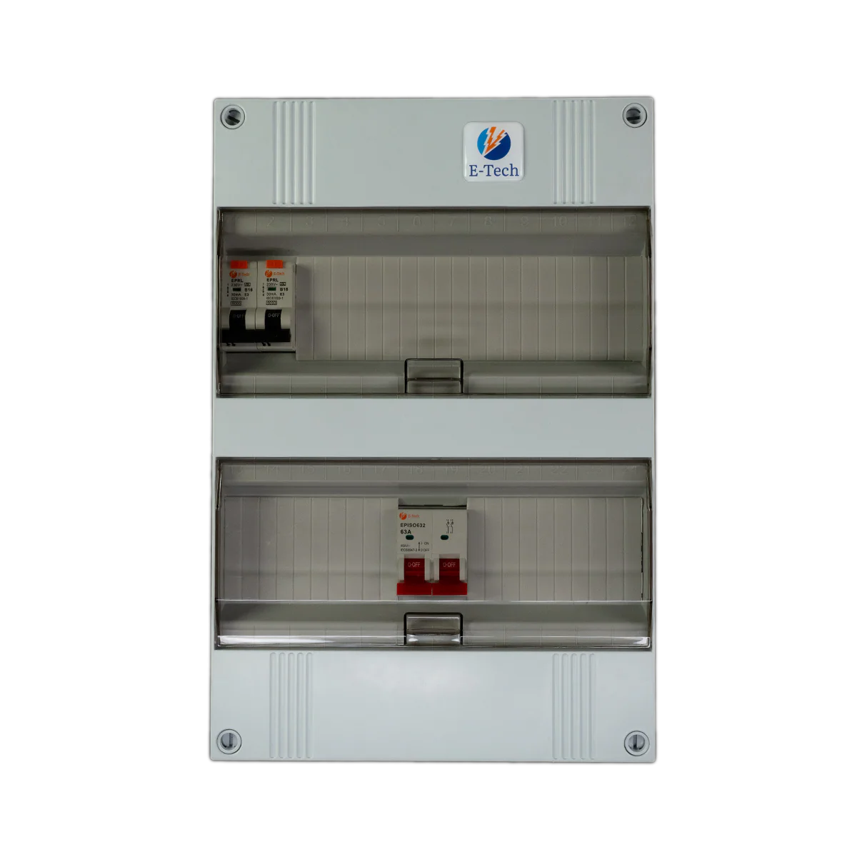 1 fase groepenkast 2 groepen (aardlekautomaat) - Image 4