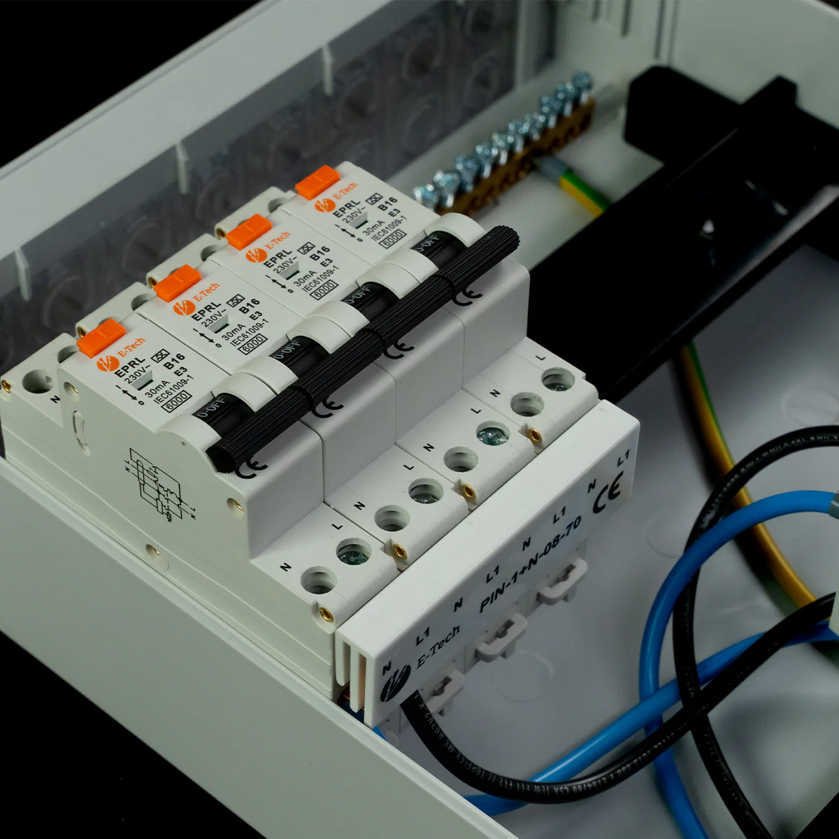 1 fase groepenkast 4 groepen (aardlekautomaat) - Image 5