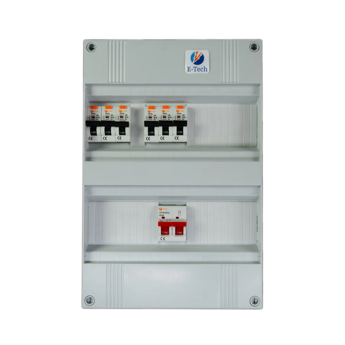 1 fase groepenkast 6 groepen (aardlekautomaat) - Image 3