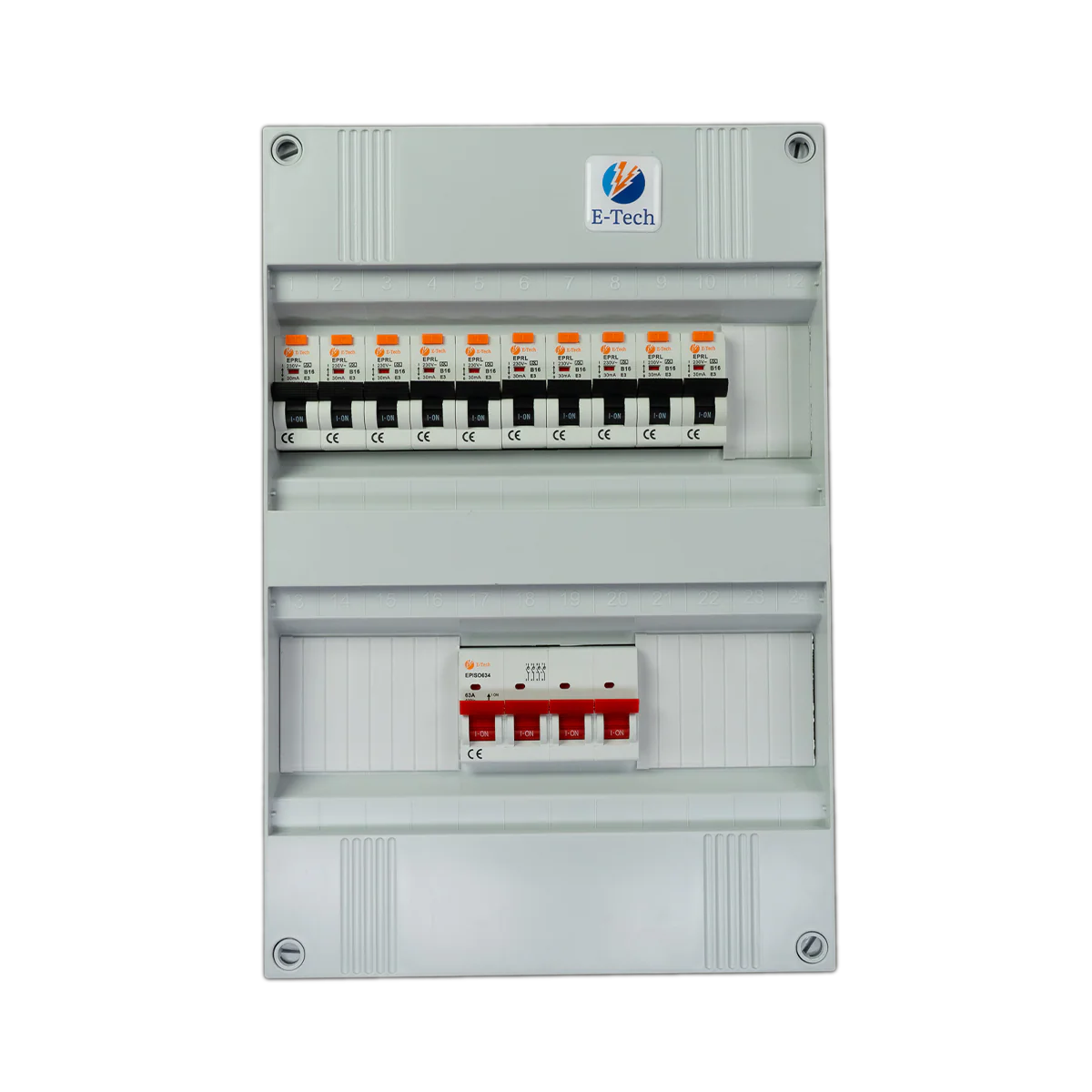 3 fase groepenkast 10 groepen (aardlekautomaat) - Image 3