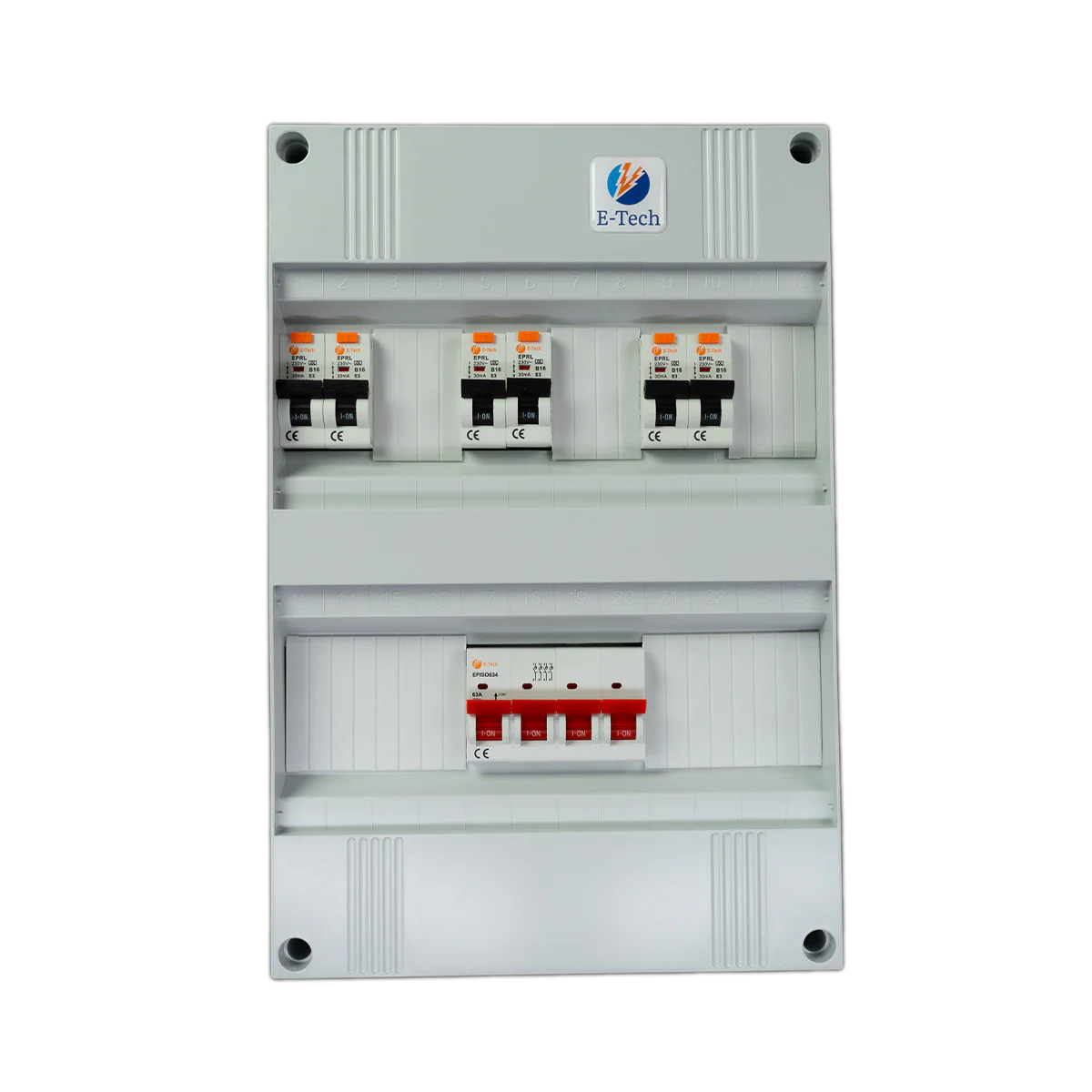 3 fase groepenkast 6 groepen (aardlekautomaat) - Image 3