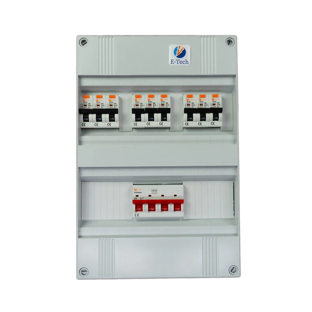 3 fase groepenkast 9 groepen (aardlekautomaat) - Image 3