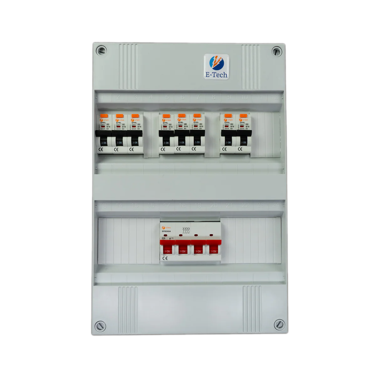 3 fase groepenkast 8 groepen (aardlekautomaat) - Image 3