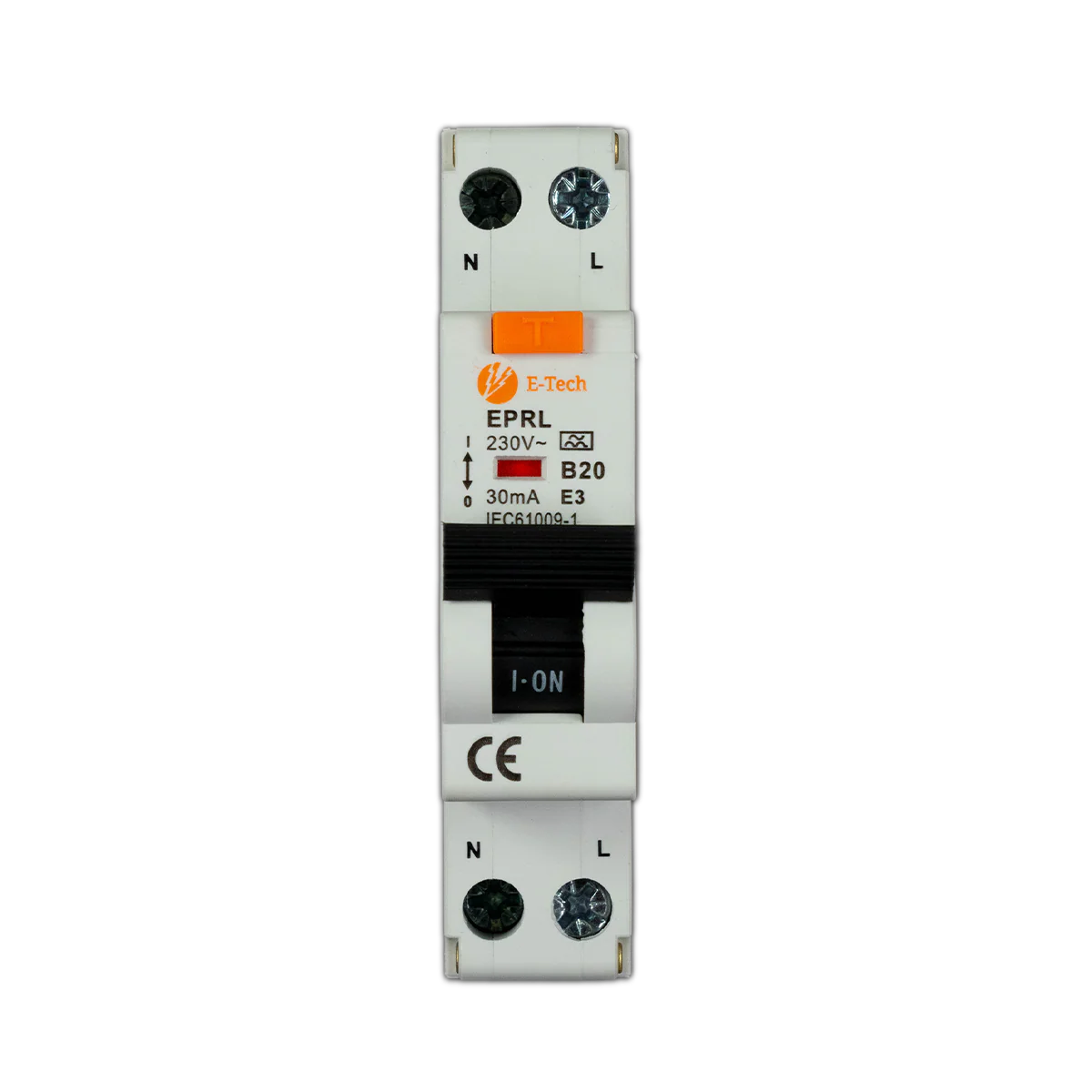 E-TECH Aardlekautomaat C32 30mA 1P+N - Image 2