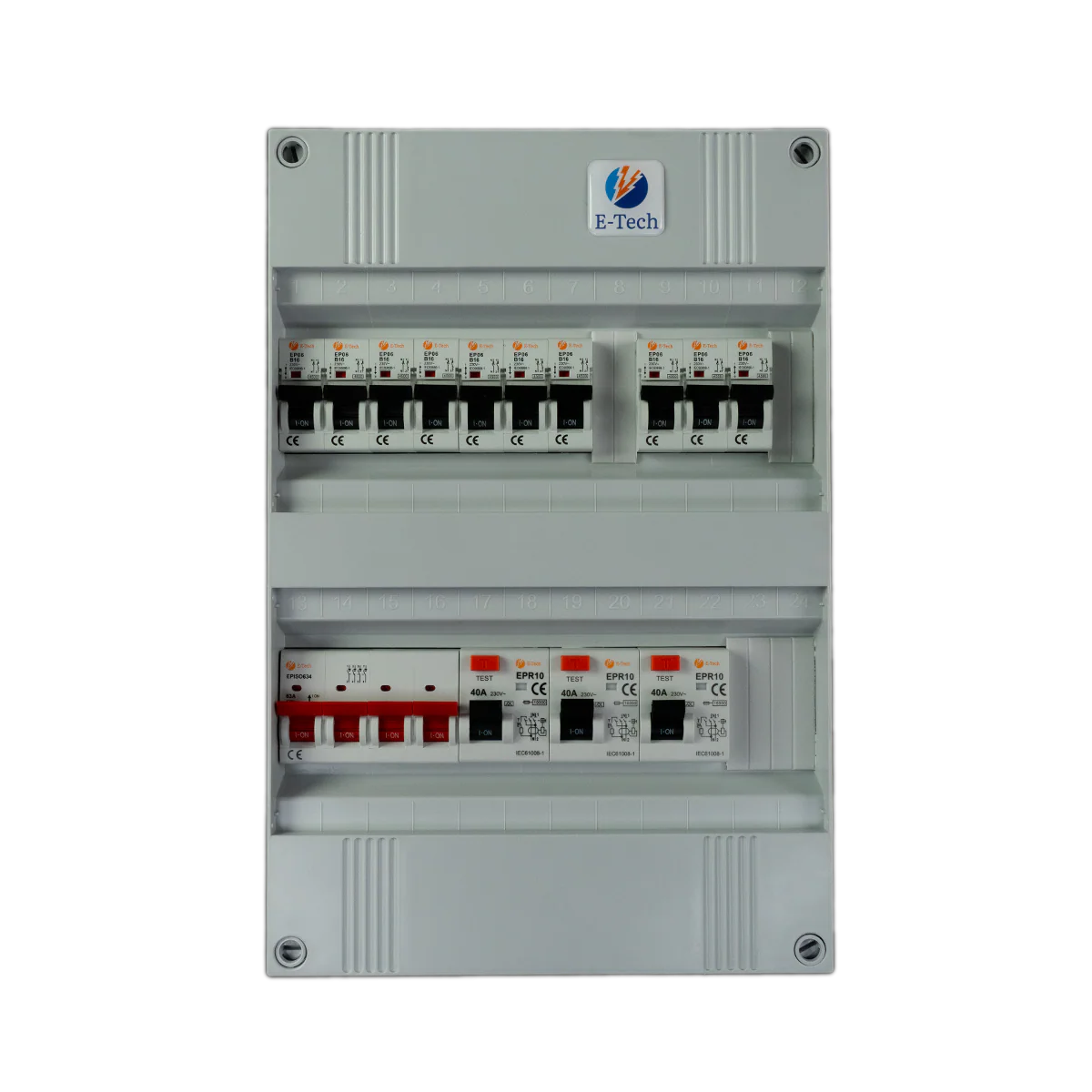 E-TECH 3 fase 8 groepen 1 kookgroep - Image 3