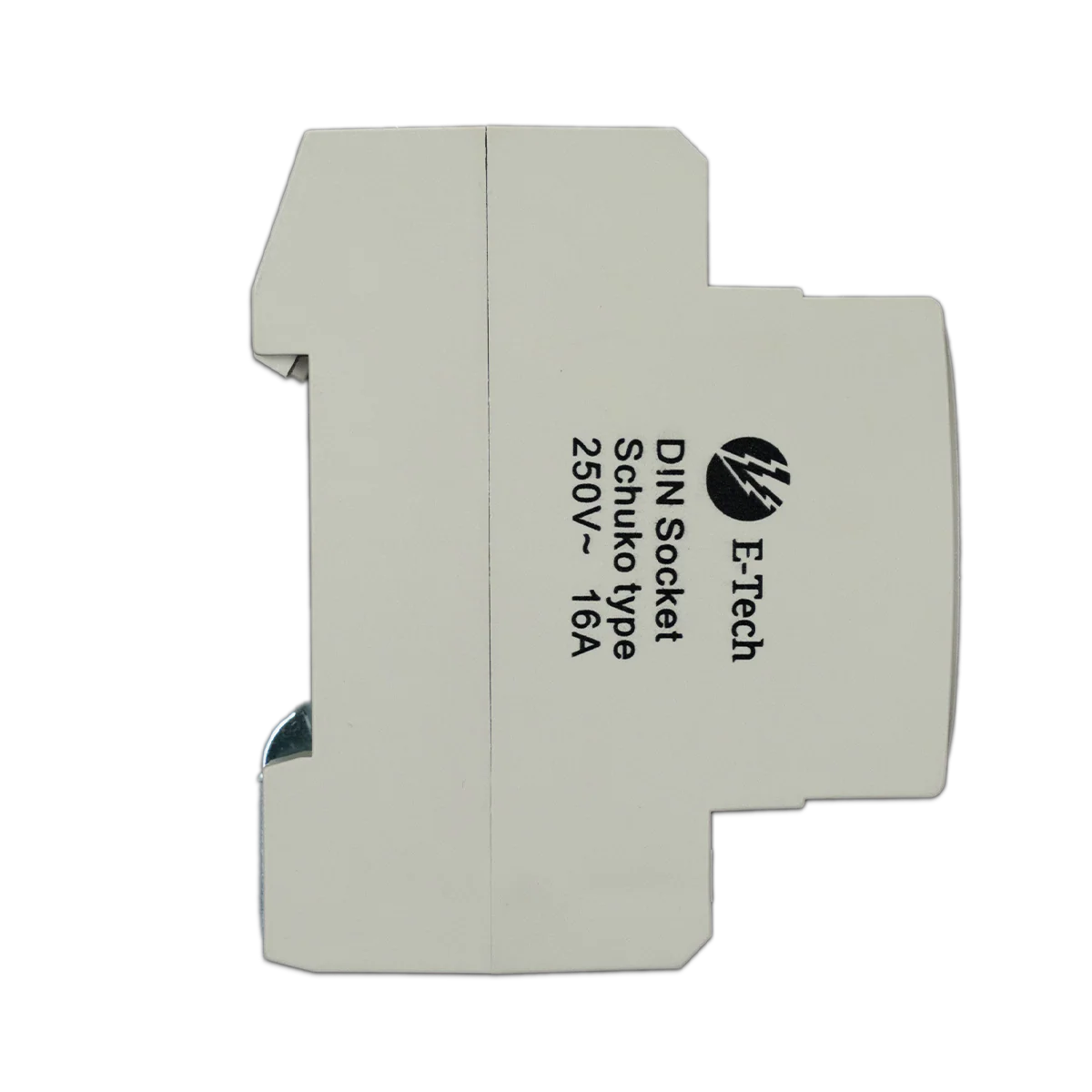 E-TECH Dinrail Wandcontactdoos met aarde - Image 3