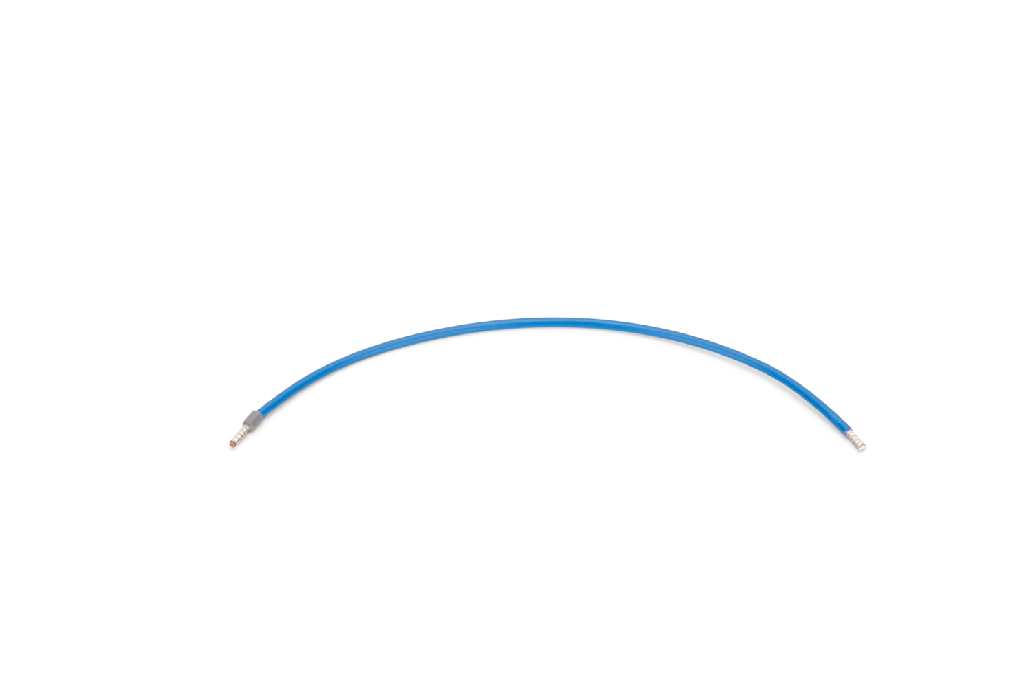 Montagesnoer soepel blauw 4mm 30cm